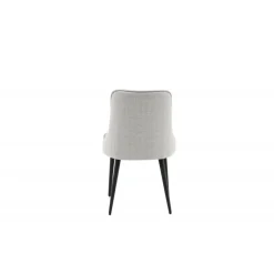 Velvet Deluxe Spisebordsstol - Sort