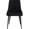 Velvet Deluxe Spisestuestol - Sort