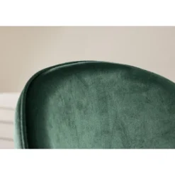 Velvet Spisebordsstol - Grøn Velour