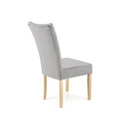 VERMONT Spisebordsstol, honning eg / Grå Monolith 85