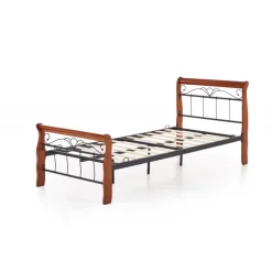 VERONICA Seng 90x200 cm - Antik Kirsebær og Sort