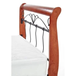 VERONICA Seng 90x200 cm - Antik Kirsebær og Sort