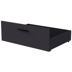 VERSO BAZA Komplet børneseng 90x200 - Hvid/Sort