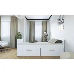 VERSO BAZA Komplet børneseng 90x200 - Hvid