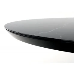 VERTIGO Udvidelsesbord, - Top - Sort Marmor, Ben - Sort