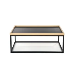 VESPA, sofabord, Naturlig / Sort