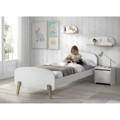 Væghylde Kiddy – hvid, 65 cm