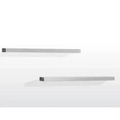 Væghylder 2 stk. – Robin, hvid, 100 × 24 cm