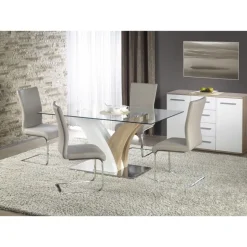 VILMER Glas Spisebord 160x90cm