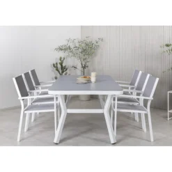 Virya e Loungesæt - Havemøbelsæt - Grå,Hvid