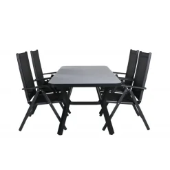 Virya e Loungesæt - Havemøbelsæt - Sort,Grå