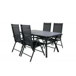 Virya e Loungesæt - Havemøbelsæt - Sort,Grå