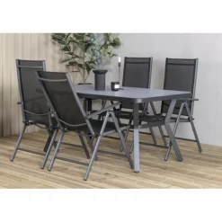 Virya e Loungesæt - Havemøbelsæt - Sort,Grå