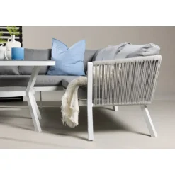 Virya Have Hjørnesofa Sæt - Grå,Hvid