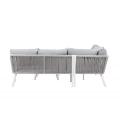 Virya Have Hjørnesofa Sæt - Grå,Hvid