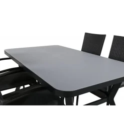 Virya Loungesæt - Havemøbelsæt - Sort,Grå