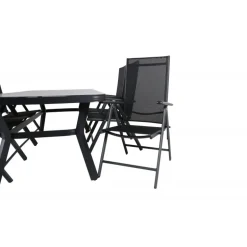 Virya Loungesæt - Havemøbelsæt - Sort,Grå