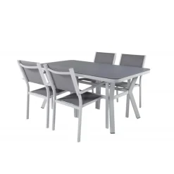 Virya Loungesæt - Havemøbelsæt - Grå,Hvid