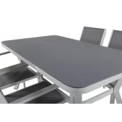 Virya Loungesæt - Havemøbelsæt - Grå,Hvid