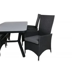 Virya Loungesæt - Havemøbelsæt - Sort,Grå