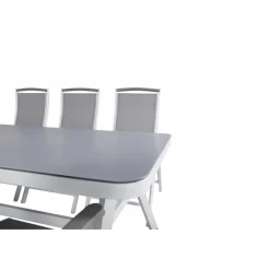 Virya Loungesæt - Havemøbelsæt - Grå,Hvid