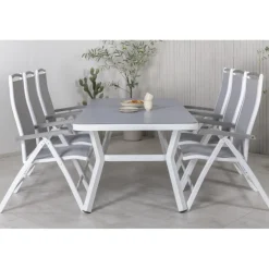 Virya Loungesæt - Havemøbelsæt - Grå,Hvid