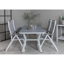 Virya Loungesæt - Havemøbelsæt - Grå,Hvid