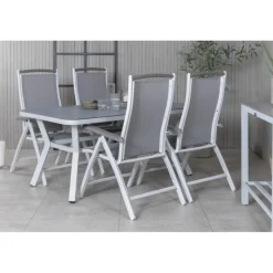 Virya Loungesæt - Havemøbelsæt - Grå,Hvid