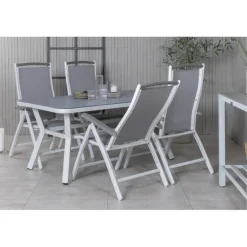 Virya Loungesæt - Havemøbelsæt - Grå,Hvid