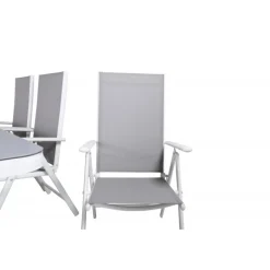 Virya Spisestuesæt - Grå,Hvid