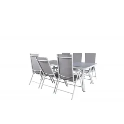 Virya Spisestuesæt - Grå,Hvid