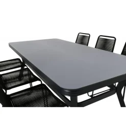 Virya t Loungesæt - Havemøbelsæt - Sort,Grå