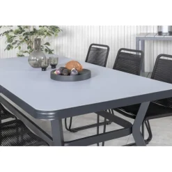 Virya t Loungesæt - Havemøbelsæt - Sort,Grå