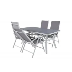 Virya t Loungesæt - Havemøbelsæt - Grå,Hvid