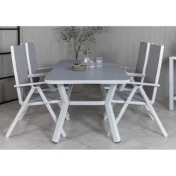 Virya t Loungesæt - Havemøbelsæt - Grå,Hvid