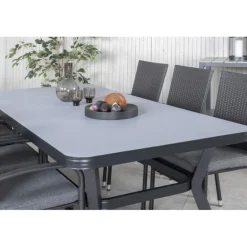 Virya t Loungesæt - Havemøbelsæt - Sort,Grå