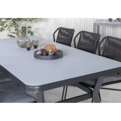 Virya t Loungesæt - Havemøbelsæt - Sort,Grå