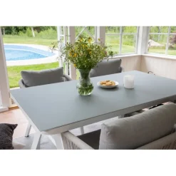 Virya t Loungesæt - Havemøbelsæt - Grå,Hvid