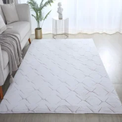 Vision Kortluvet tæppe Skandinavisk - Rosa