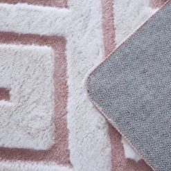 Vision Kortluvet tæppe Skandinavisk - Rosa