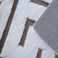 Vision Kortluvet tæppe Skandinavisk - Beige