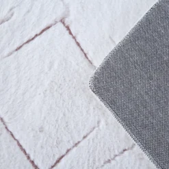 Vision Kortluvet Tæppeløber Skandinavisk - Rosa