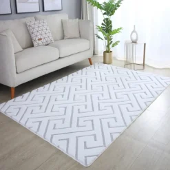 Vision Kortluvet Tæppeløber Skandinavisk - Sølv