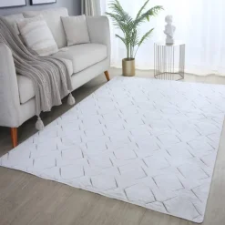 Vision Kortluvet Tæppeløber Skandinavisk - Beige