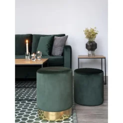 Vita Hjørnebord - Hjørnebord med sort ramme og egetræs look bordplade 45x45x45 cm