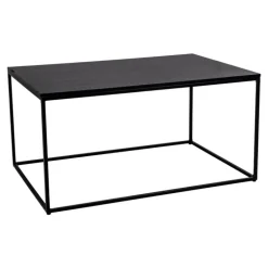 Vita Sofabord Sort 90 x 60 cm