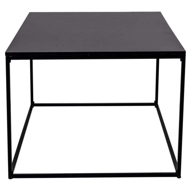 Vita Sofabord Sort 90 x 60 cm