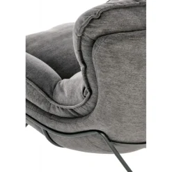 VOLKER lænestol MørkeGrå/Sort