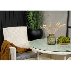 Volta Rundt Loungesæt - Havemøbelsæt - Grå,Hvid