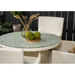 Volta Rundt Loungesæt - Havemøbelsæt - Grå,Hvid